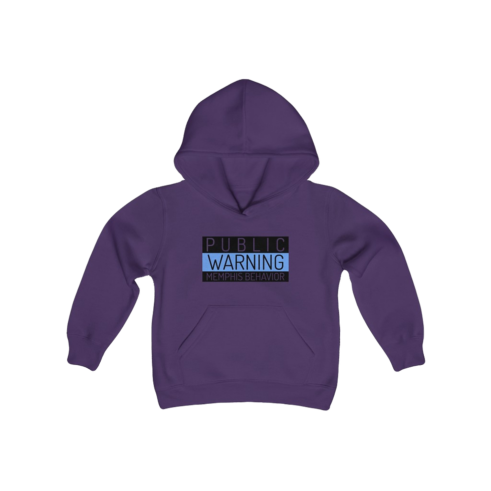 Thumbnail: "Memphis Behavior" Youth Heavy Blend Hoodie