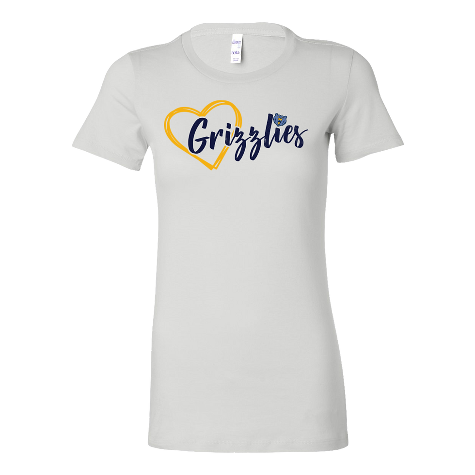 Thumbnail: "Grizzlies Love" Women's Slim Tee