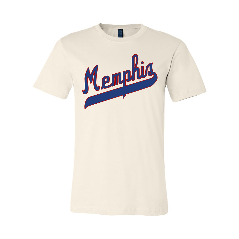 Thumbnail: Memphis Retro Script 1960s-1970s Throwback Tee