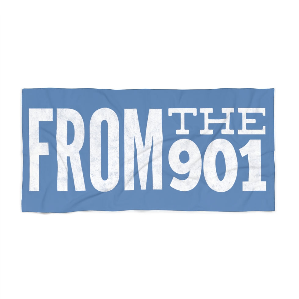 Thumbnail: "From the 901" Grizzlies Blue Beach Towel