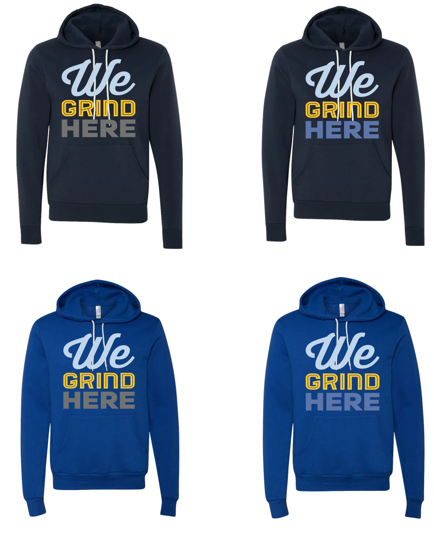 Thumbnail: "We Grind Here II" Sponge Fleece Hoodie
