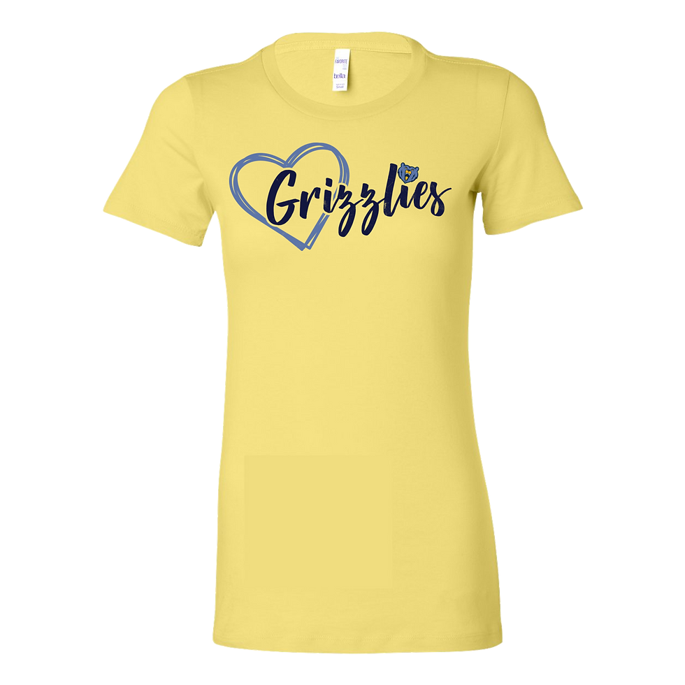 Thumbnail: "Grizzlies Love" Women's Slim Tee
