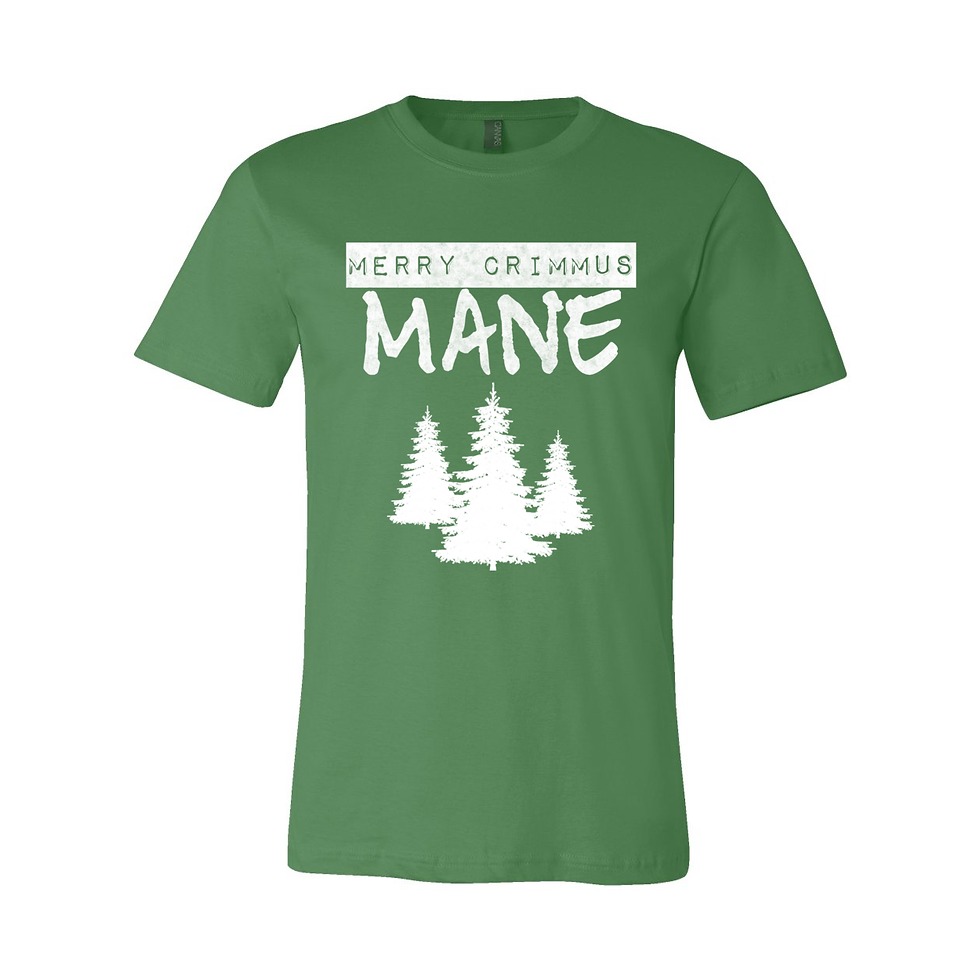 Thumbnail: Merry Crimmus Mane w/ Trees Tee