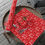 Thumbnail: "Let It Snow Mane" Red Gift Wrapping Paper Roll, 1pc