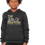 Thumbnail: the block panther Jaren Jackson Jr #13 Memphis Grizzlies Dark Grey Heather Youth Fleece Hoodie Front on male black model