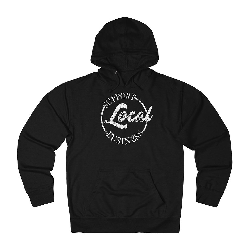 Thumbnail: "Support Local" Sponge Fleece Hoodie