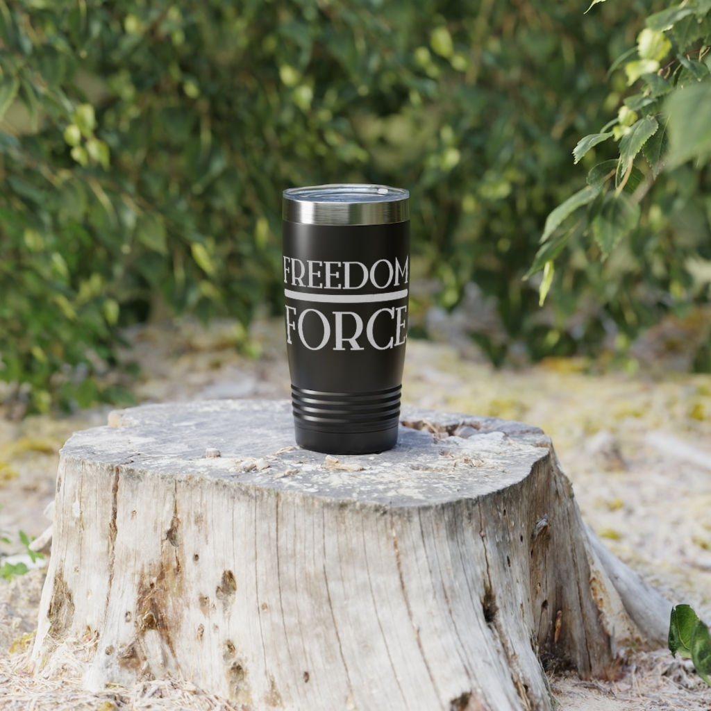 "Freedom Over Force" Ringneck Tumbler