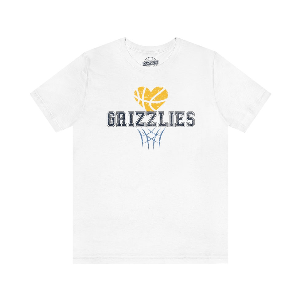 Thumbnail: Love Grizzlies Hoops Tee
