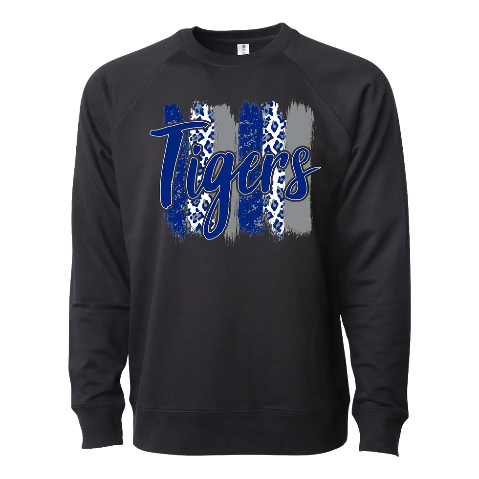 Thumbnail: "Tiger Paint" Lightweight French Terry Crew