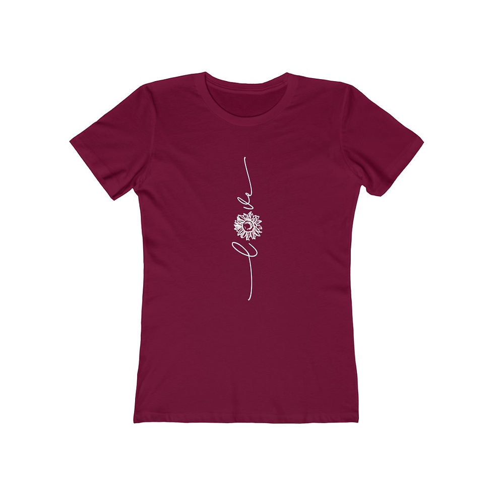 Thumbnail: "Love Flower" Women's The Boyfriend Tee