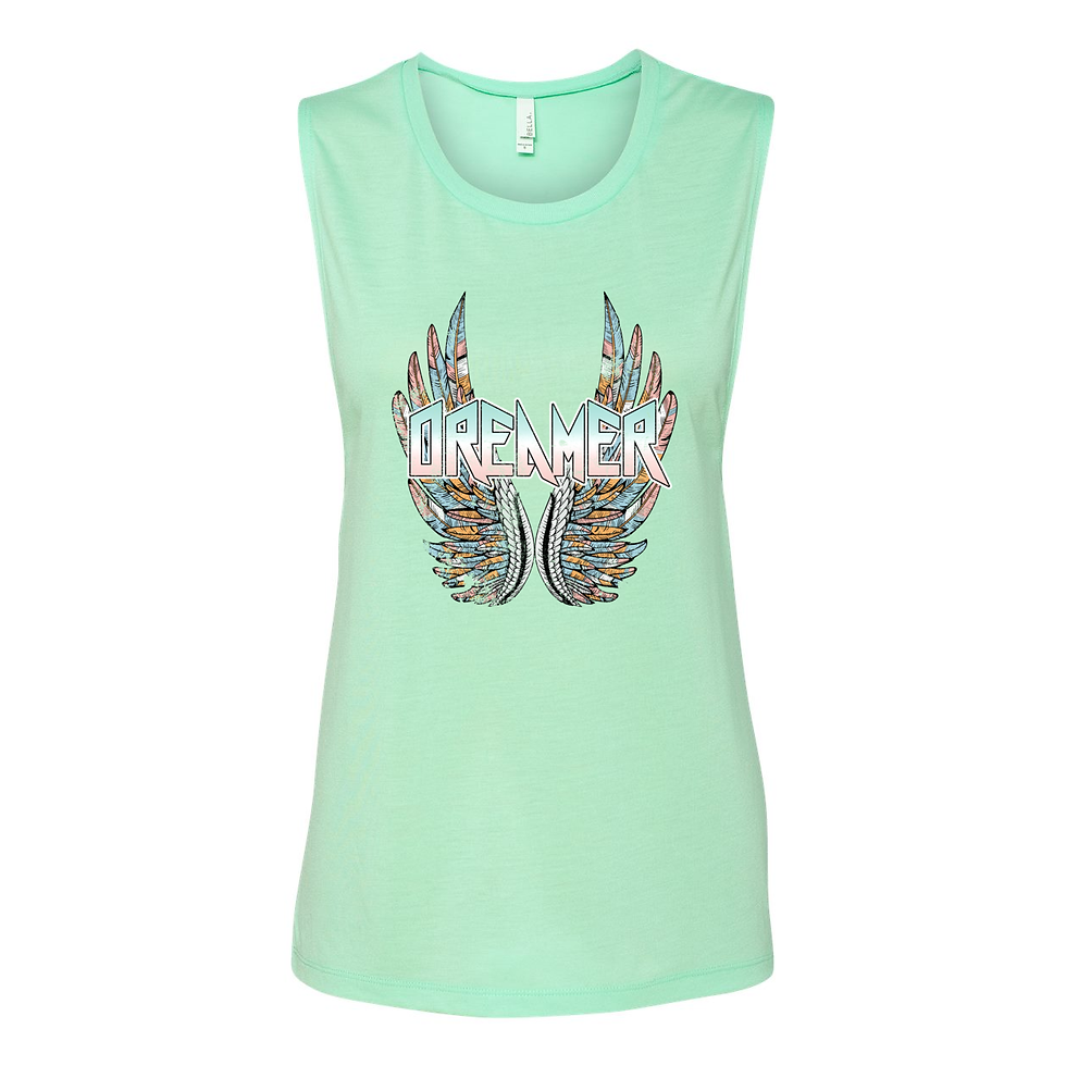Thumbnail: "Dreamer" Women's Flowy Muscle Tank