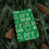 Thumbnail: "Let It Snow Mane" Green Gift Wrapping Paper Roll, 1pc