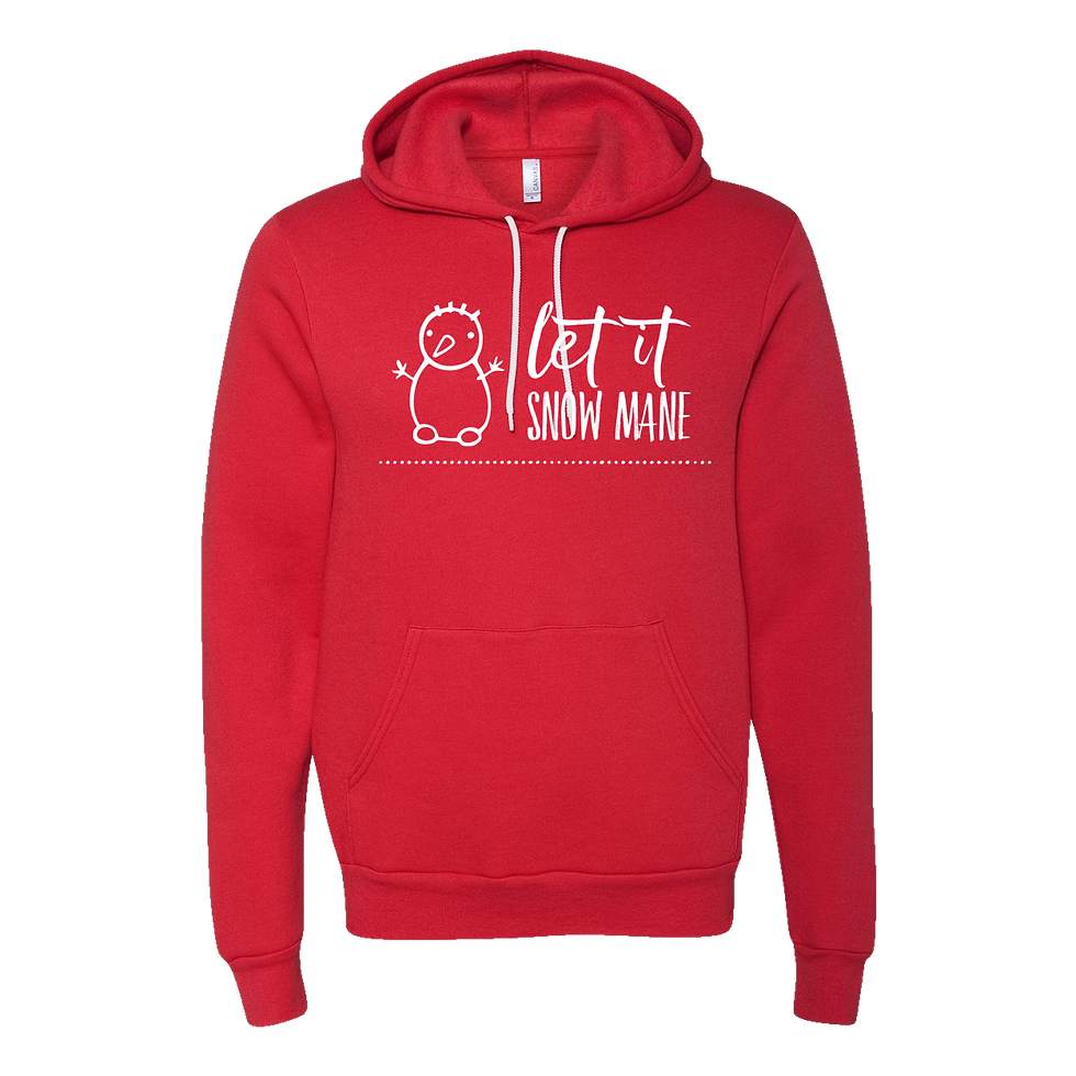 Thumbnail: "Let it Snow Mane" Sponge Fleece Hoodie