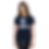 3001Y youth short sleeve navy tee with the Grizz Teddy Bear Memphis Grizzlies on young white female model