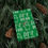 Thumbnail: "Let It Snow Mane" Green Gift Wrapping Paper Roll, 1pc