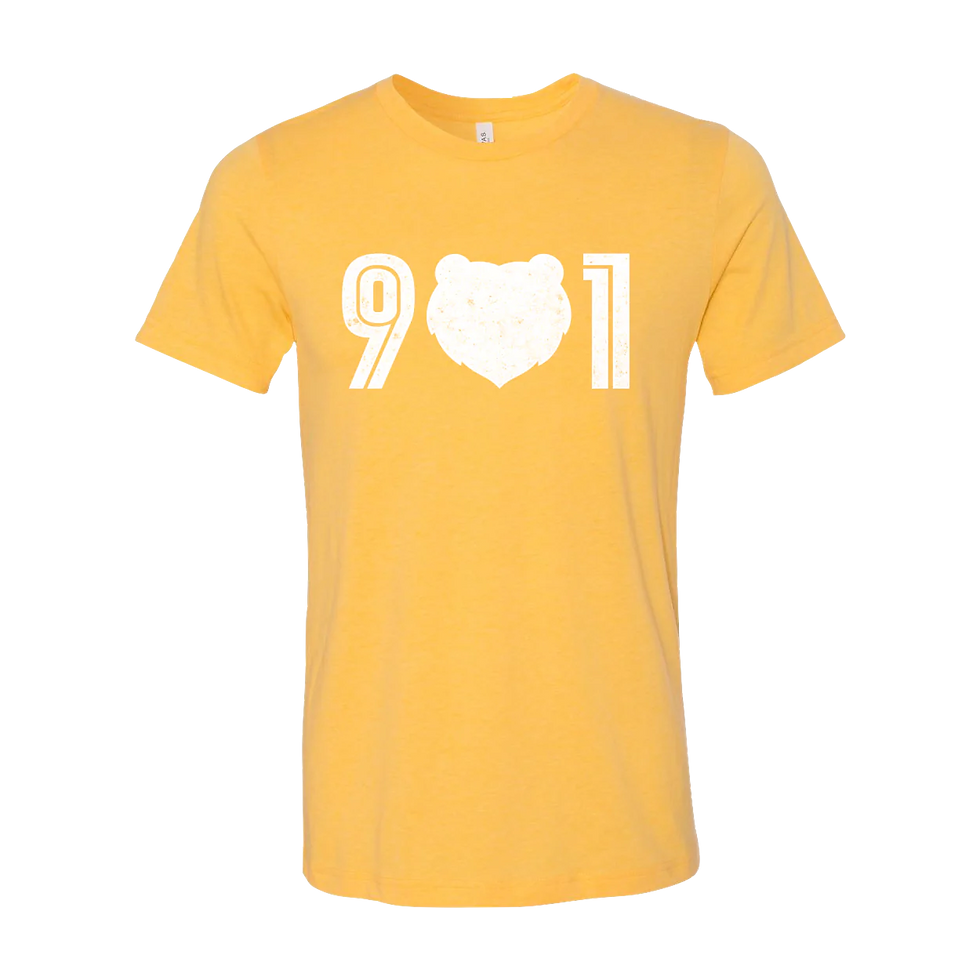 Thumbnail: "901 Grizz Face - White" Tee