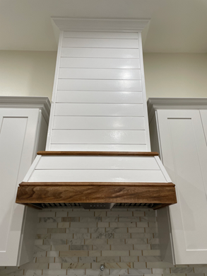 Custom range hood installation kitchen vent hood Covington Louisiana