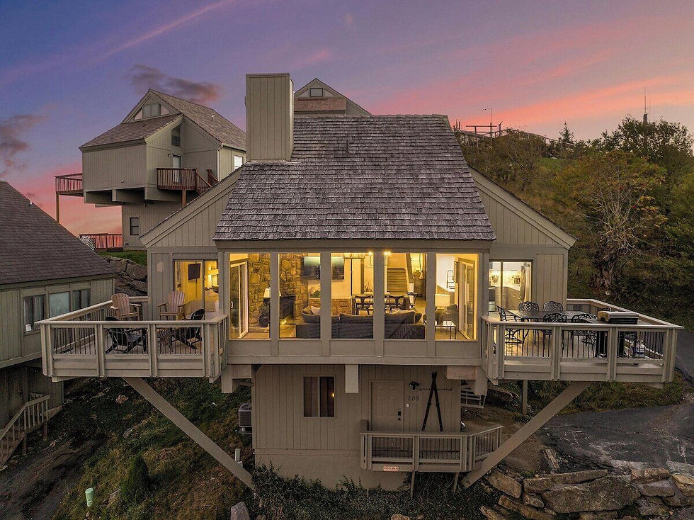 Stay at this slope side home for your summer in North Carolina