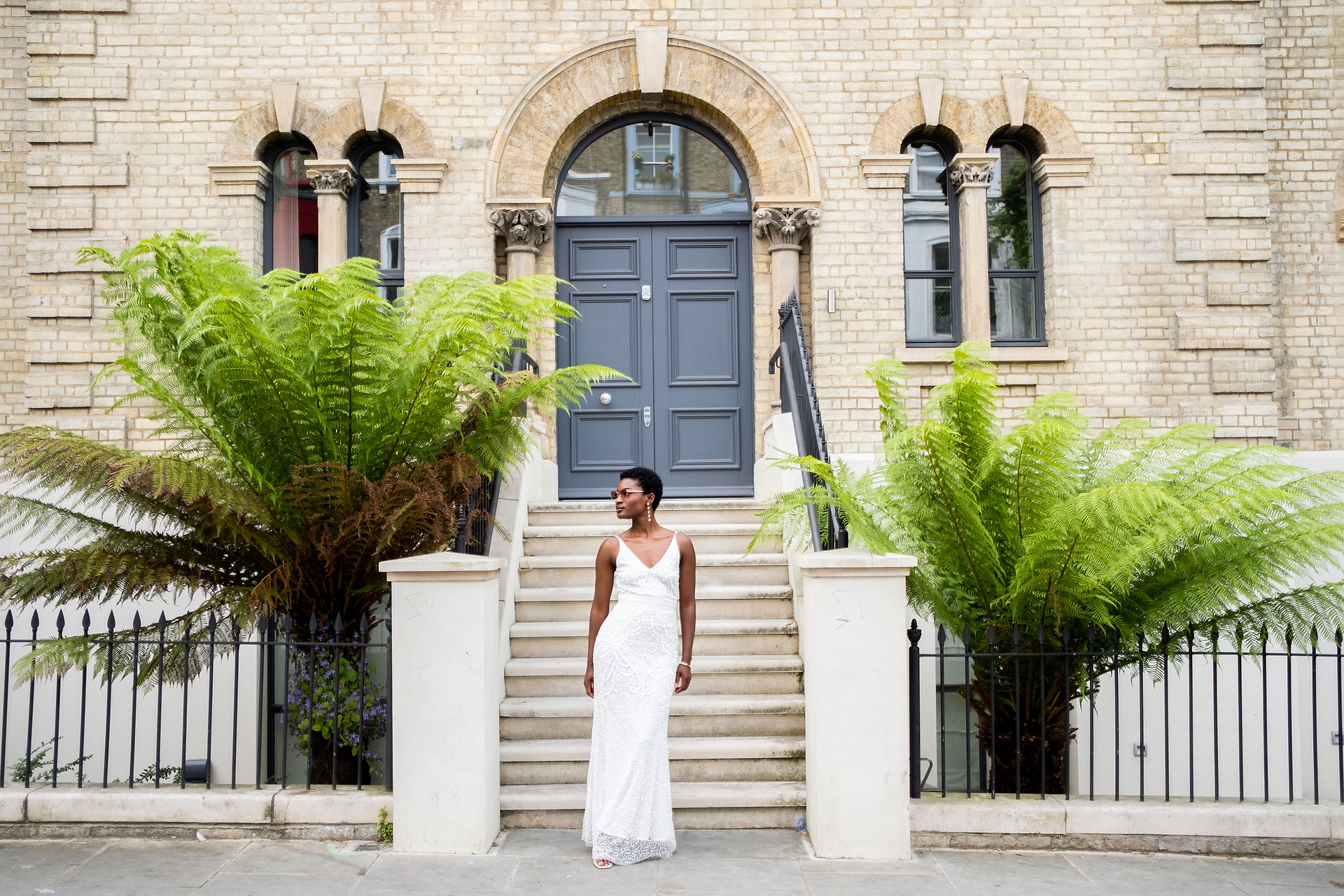 bridal photograph in Notting Hill London
