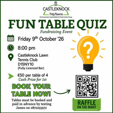 CTT Fun...Fundraising Quiz 9th October 2026