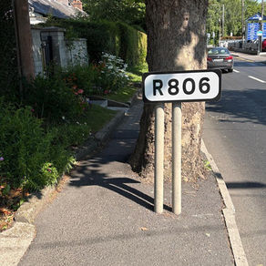 Road Sign Replaced