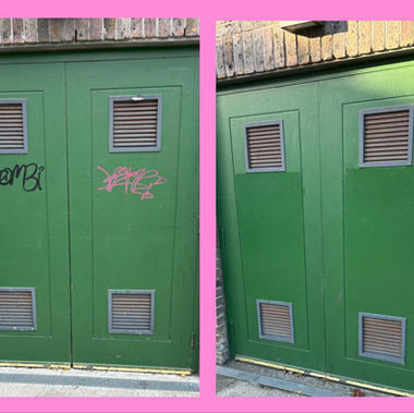 Castleknock Law Tennis Club cleans up Graffiti