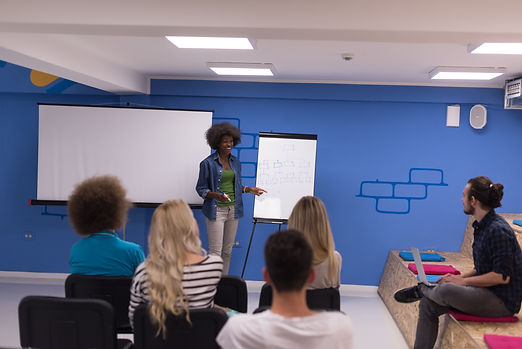 Young african american Speaker Seminar C