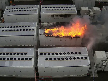 Tesla ‘big battery’ fire fuels concerns over lithium risks