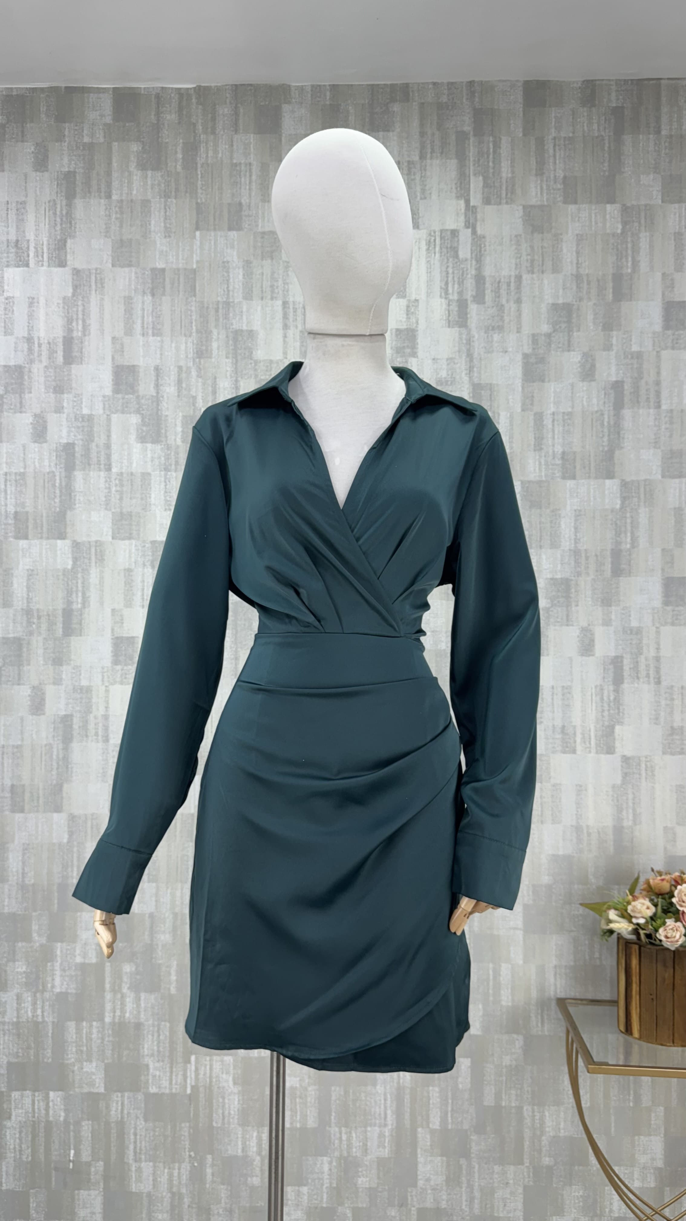Vestido cruzado