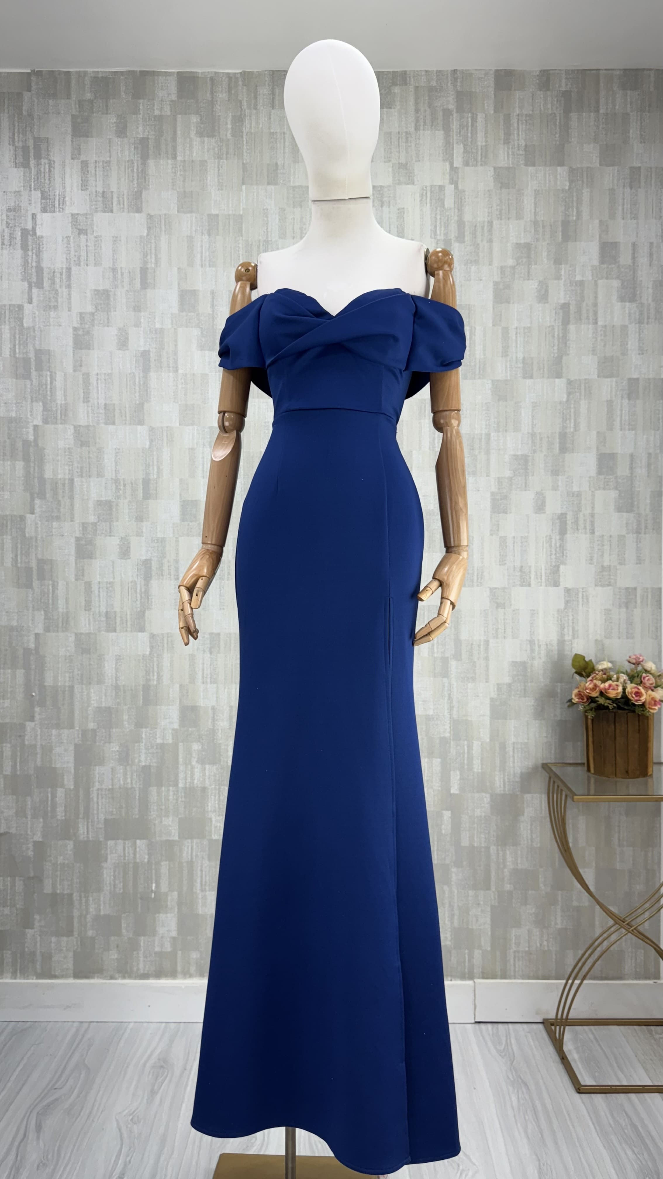 Vestido offshoulder