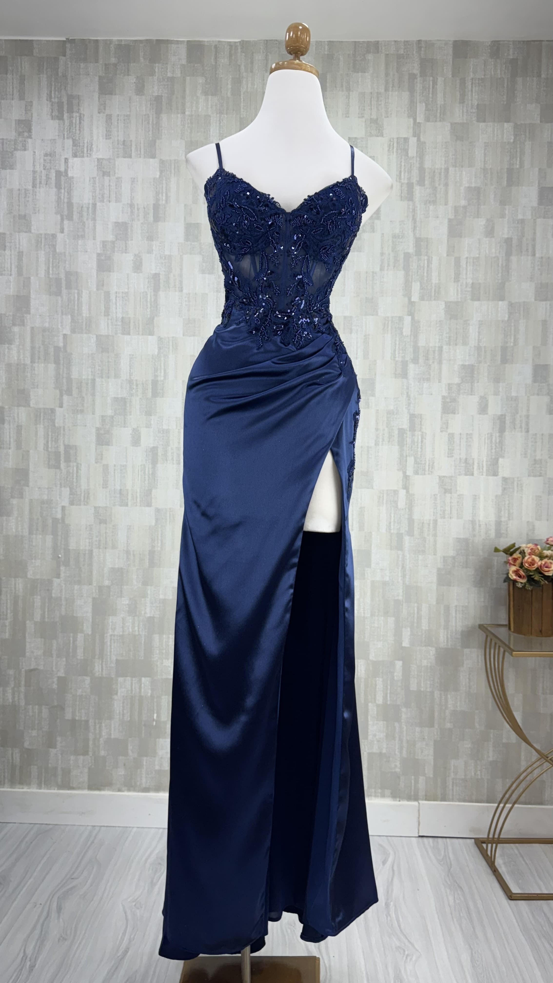 Vestido con brillo