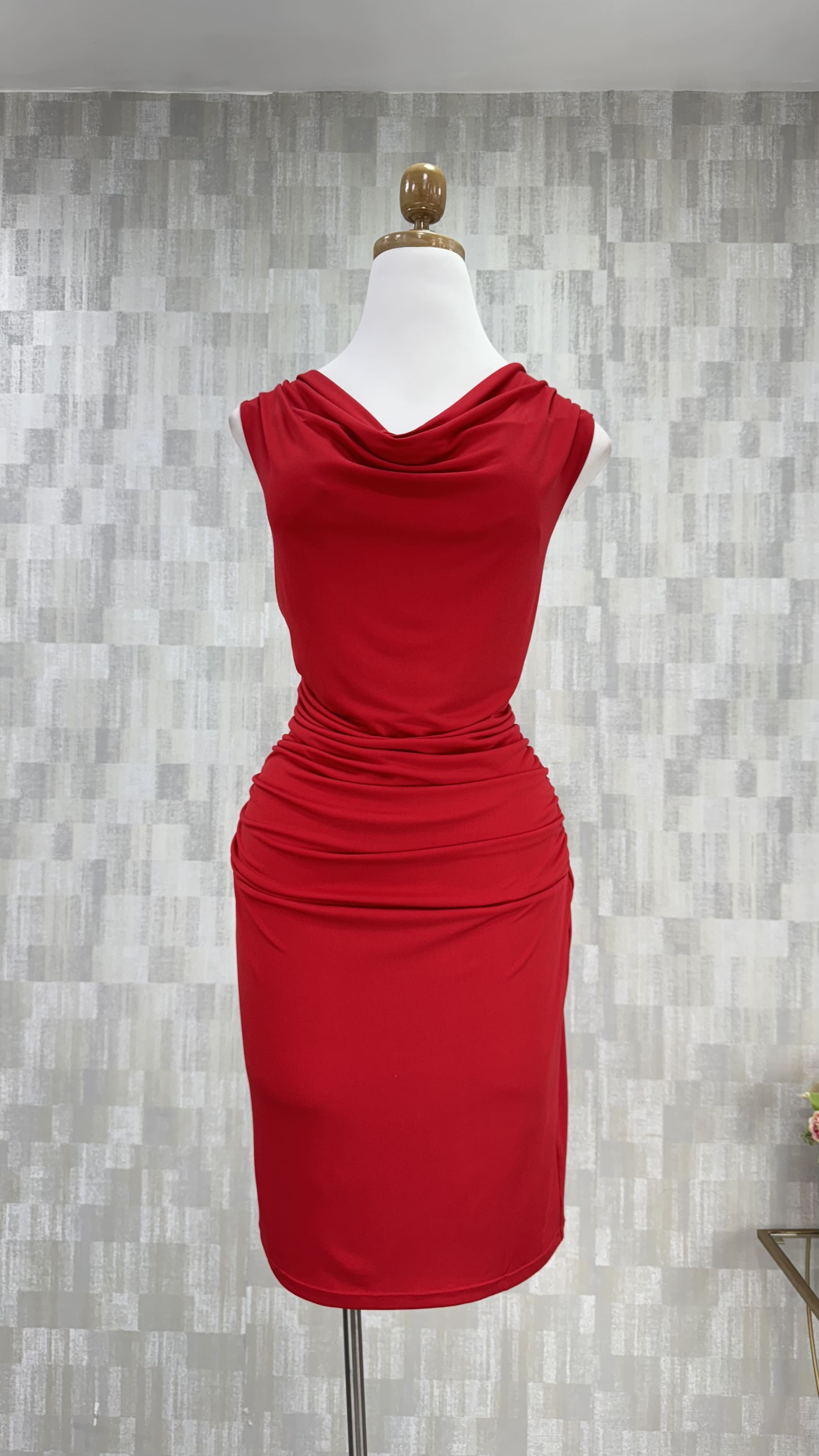 Vestido drapeado