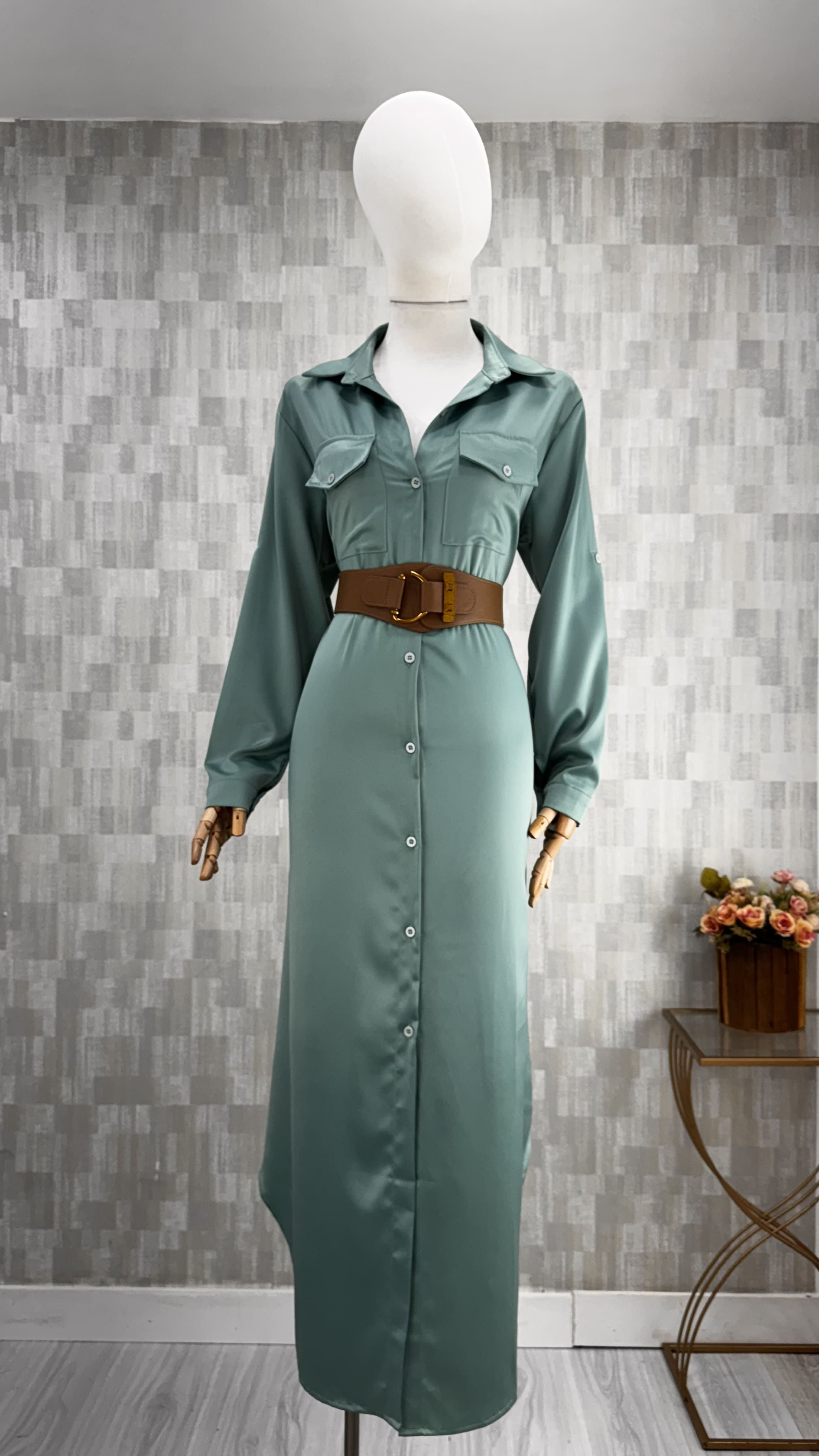 Vestido estilo bluzon