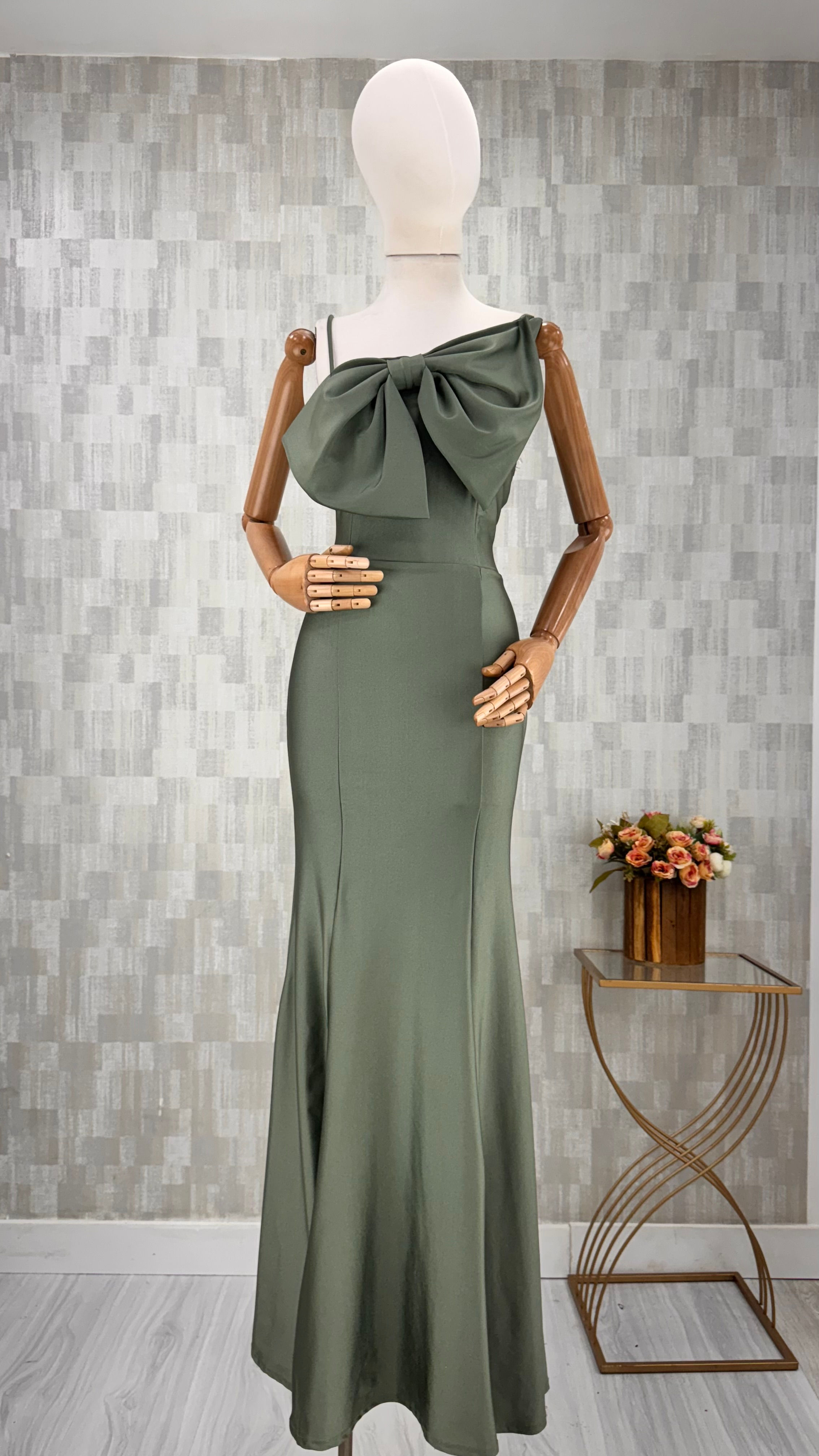Vestido con lazo