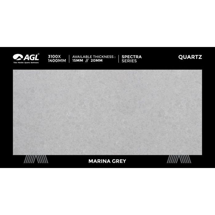 AGL Quartz | Marina Grey | Spectra Series Slab