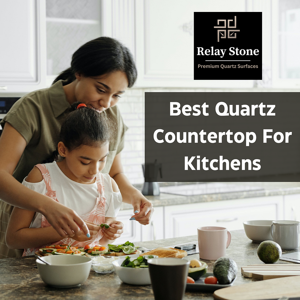 Relay Stone Quartz is the top ranking best quartz countertop for the kitchen in India. The best stain and scratch resistant quartz surfaces.