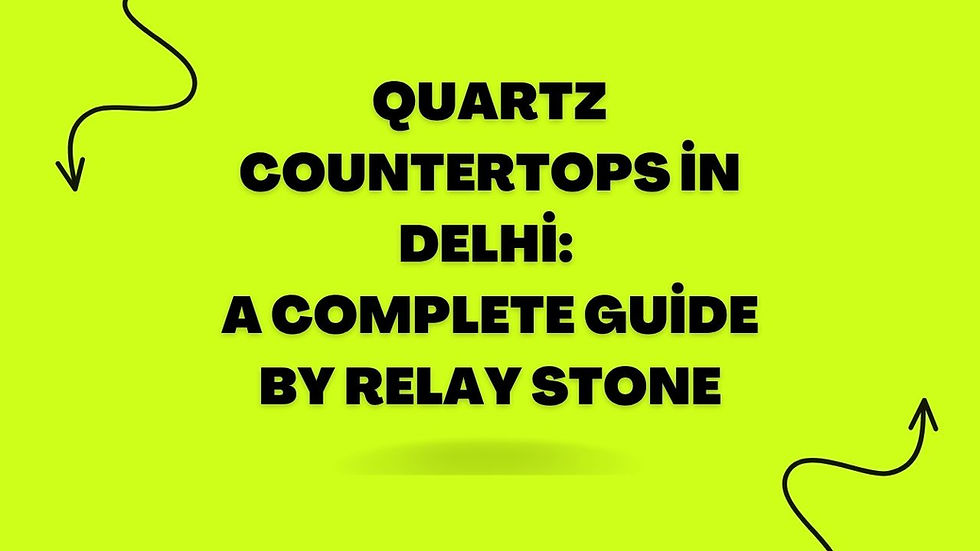 Explore the best quartz countertops in Delhi with Relay Stone’s expert guide. Compare top brands like Kalinga Stone, Specta Quartz, and Caesar Stone. Learn about design trends, prices, and where to buy premium quartz for kitchens, all curated by Relay Stone—Delhi’s trusted name in elegant and durable quartz surfaces.