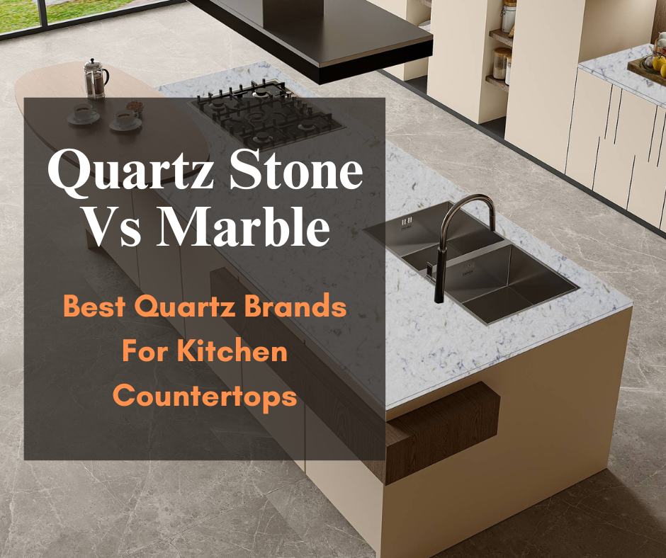 Quartz is the top most best stone for the kitchen countertops over marble. Quartz is more durable and high strength material. Quartz is stain and scratch resistant material.