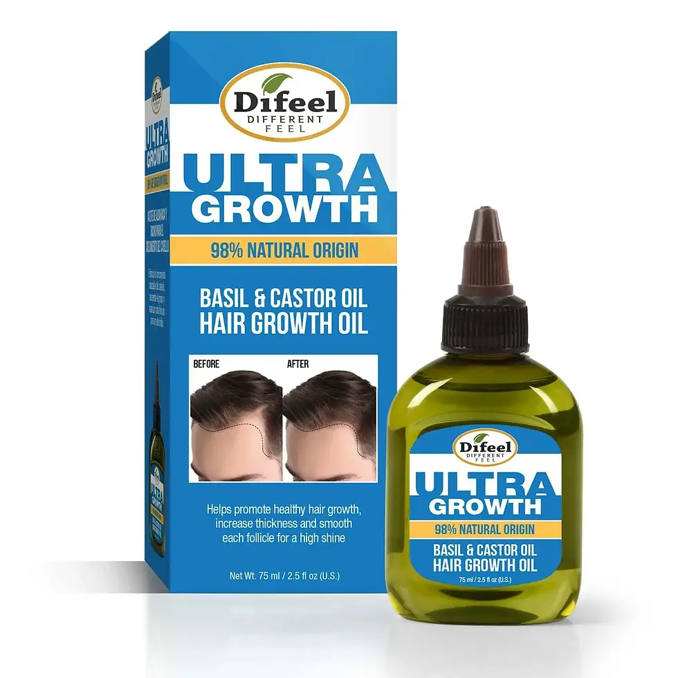 Difeel Basil & Castor Oil Ultra Growth Hair Oil 75ml