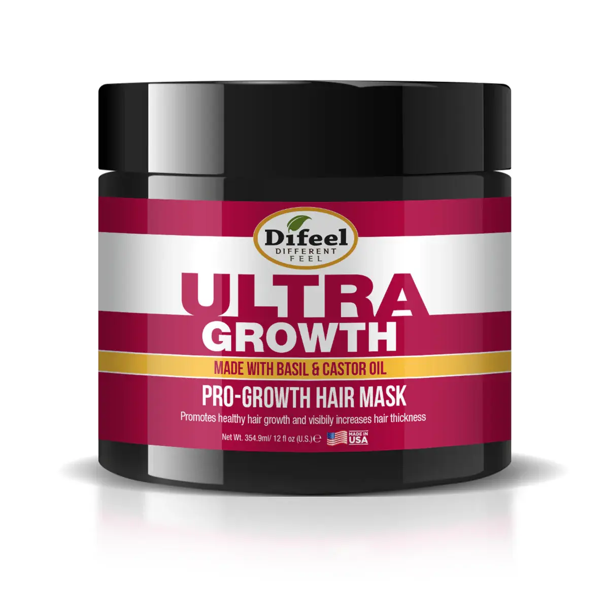 Difeel Ultra Growth Basil & Castor Oil Pro Growth Hair Mask 355ml