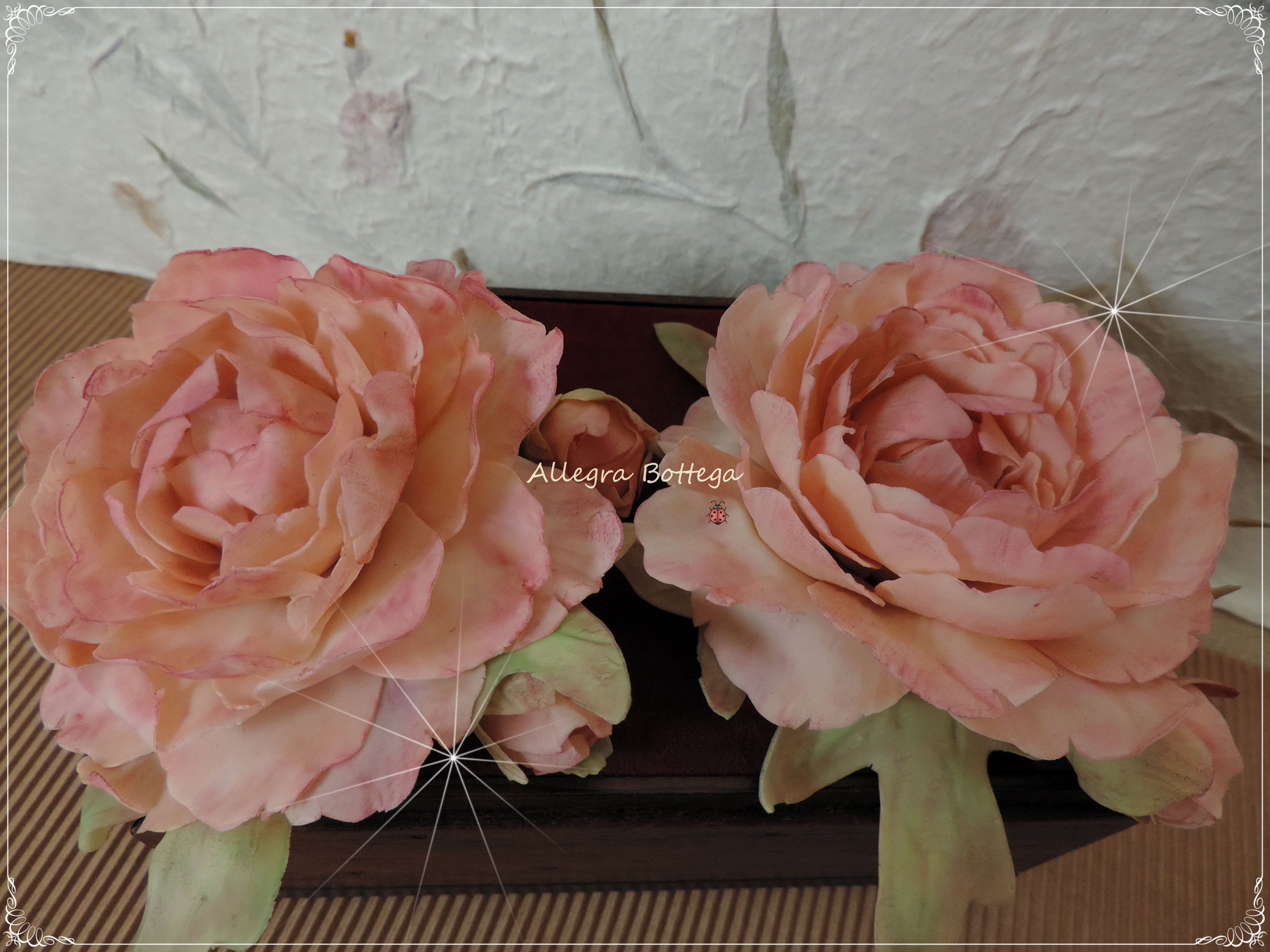 Peonie in porcellana fredda