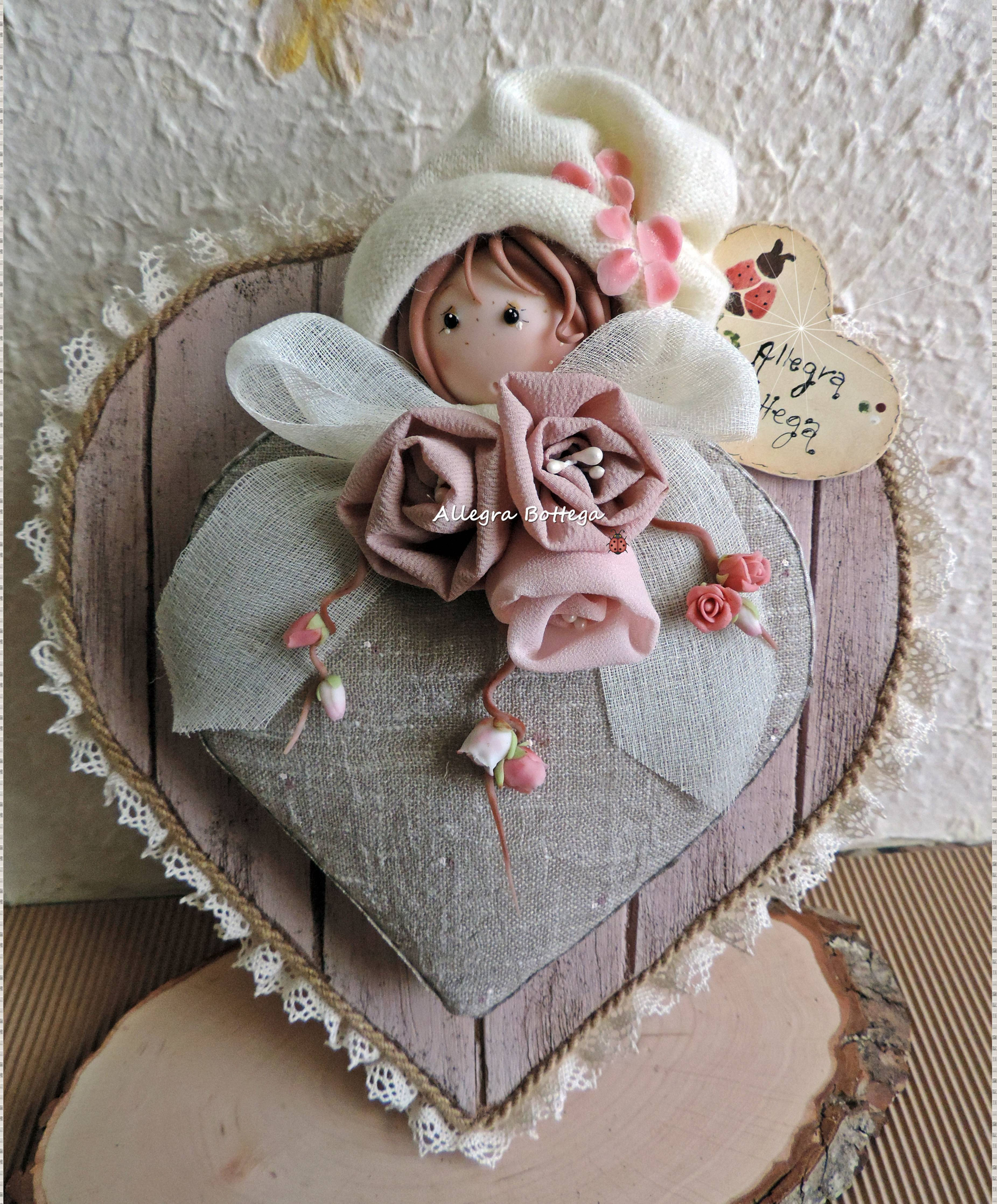 Cuore petalo di rosa