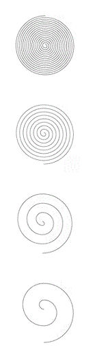 Spiral symbol representing personal transformation and the ongoing process of change through the Synergy Energetics Method.