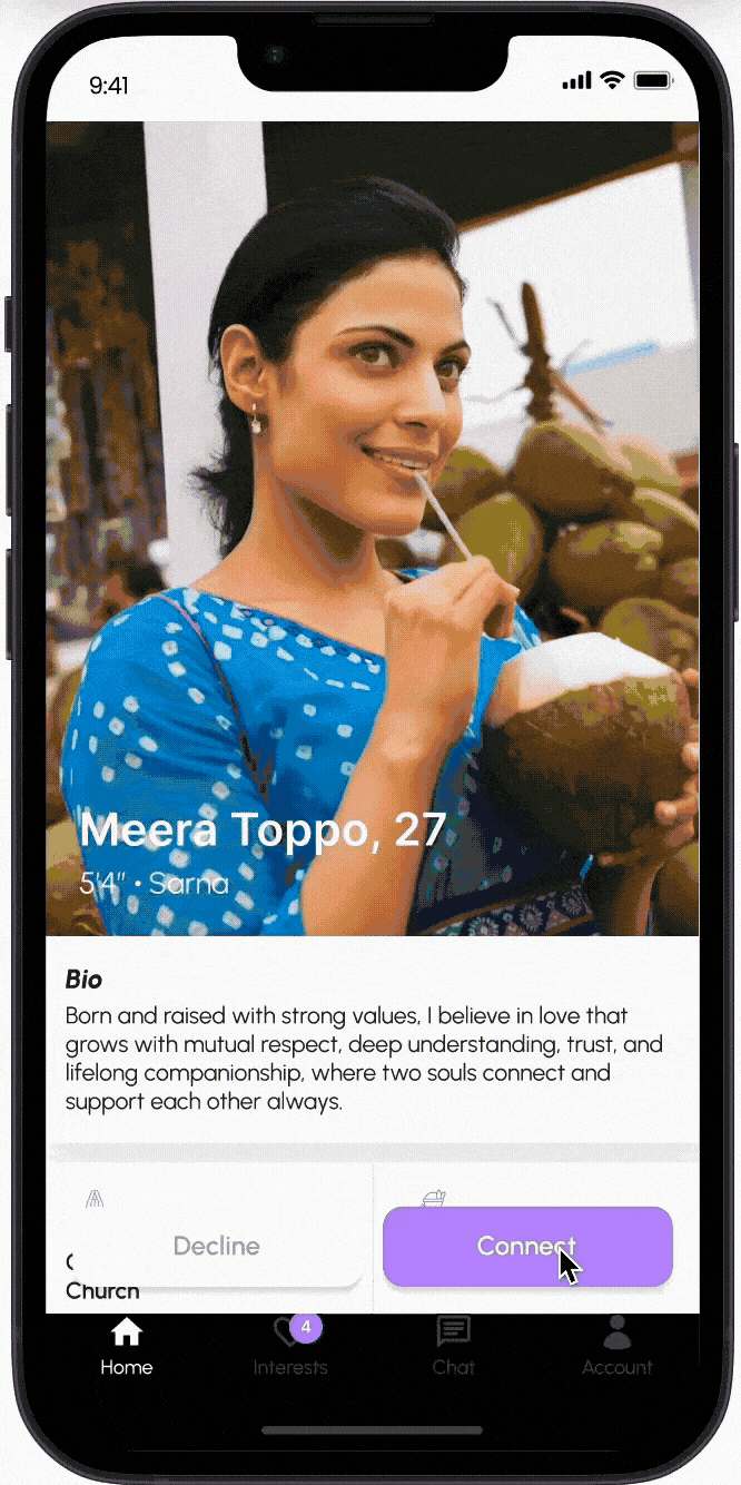 Tribal Matrimony App Gif