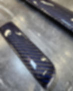 P1 Blue Carbon Fiber Dash Kit for 2015-2021 Subaru WRX, Subaru STI, Gloss Finish