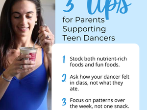 how to support your teen dancer’s food choices without creating tension