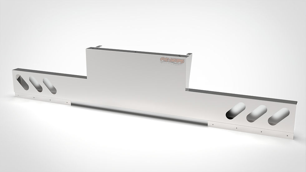 Thumbnail: INVERTED T-BARS WITH ANGLED OVAL LIGHT HOLES