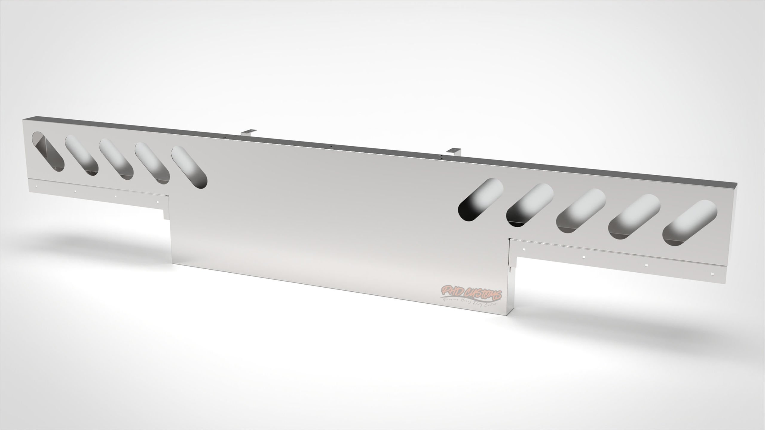 REAR T-BARS WITH ANGLED OVAL LIGHT HOLES