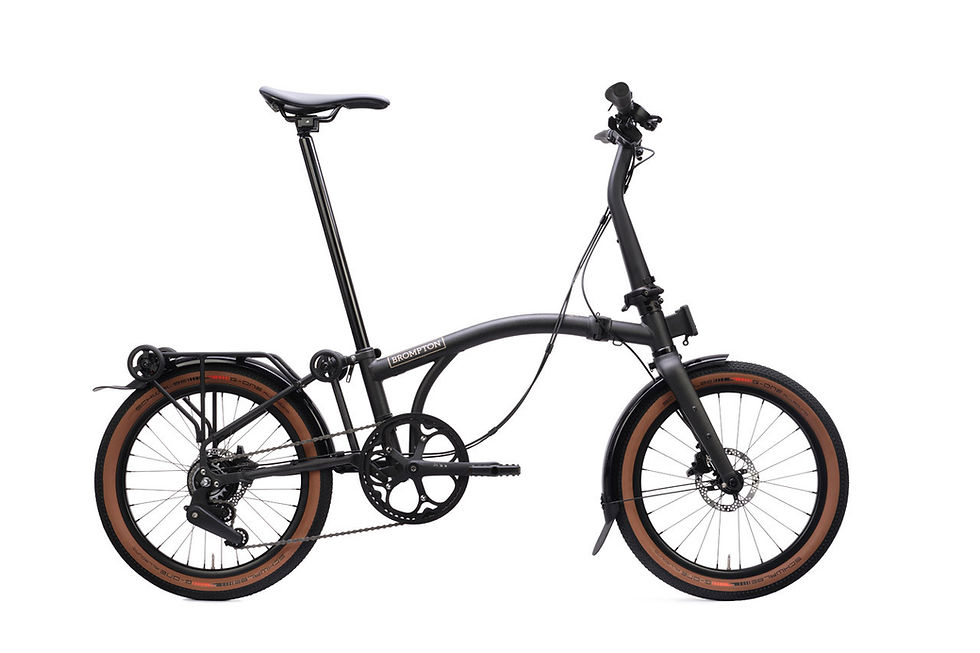 Brompton G Line Space Black Unfolded