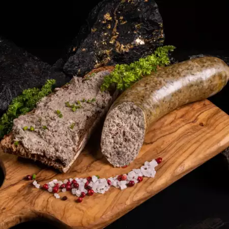 Leberwurst, geräuchert Gewicht: 530 g 1 Ring
